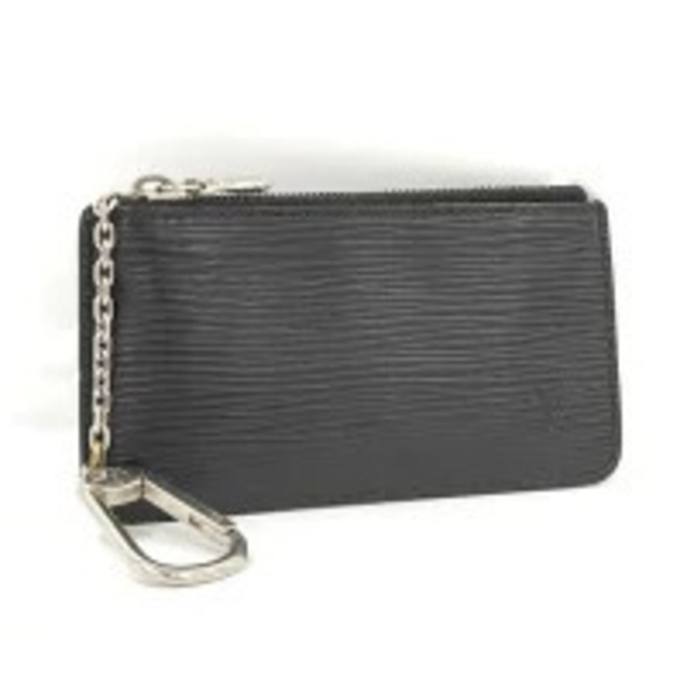LOUIS VUITTON Pochette coin case Wallet Epi Leather Noir Black